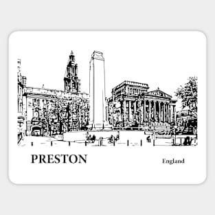 Preston England Magnet